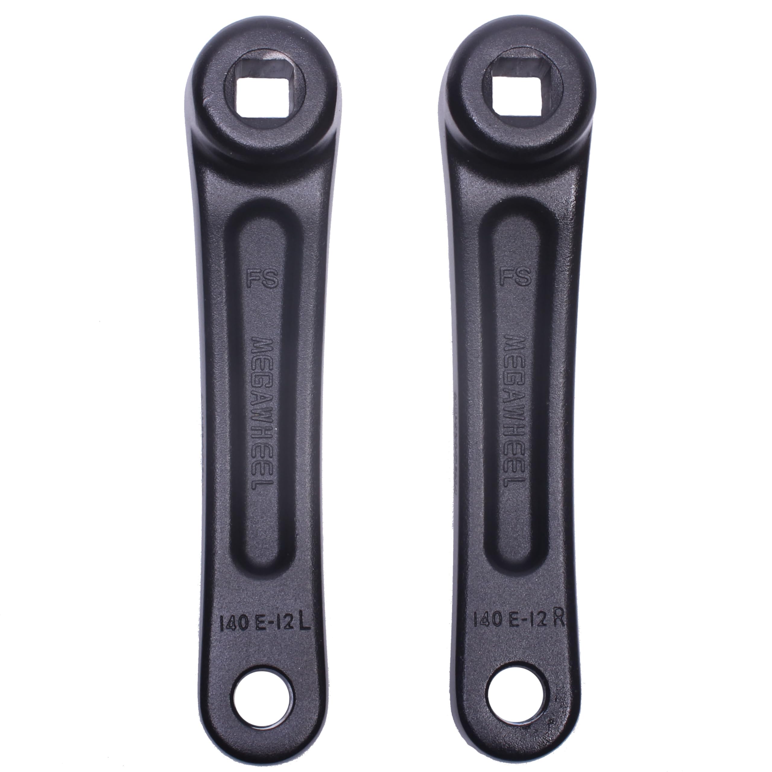 Pedivelle per bici, 89 mm/102 mm/114 mm/127 mm/140 mm/152 mm/160 mm/165 mm/170 mm/175 mm con foro quadrato per bici Ebike, motore a montaggio medio, coppia