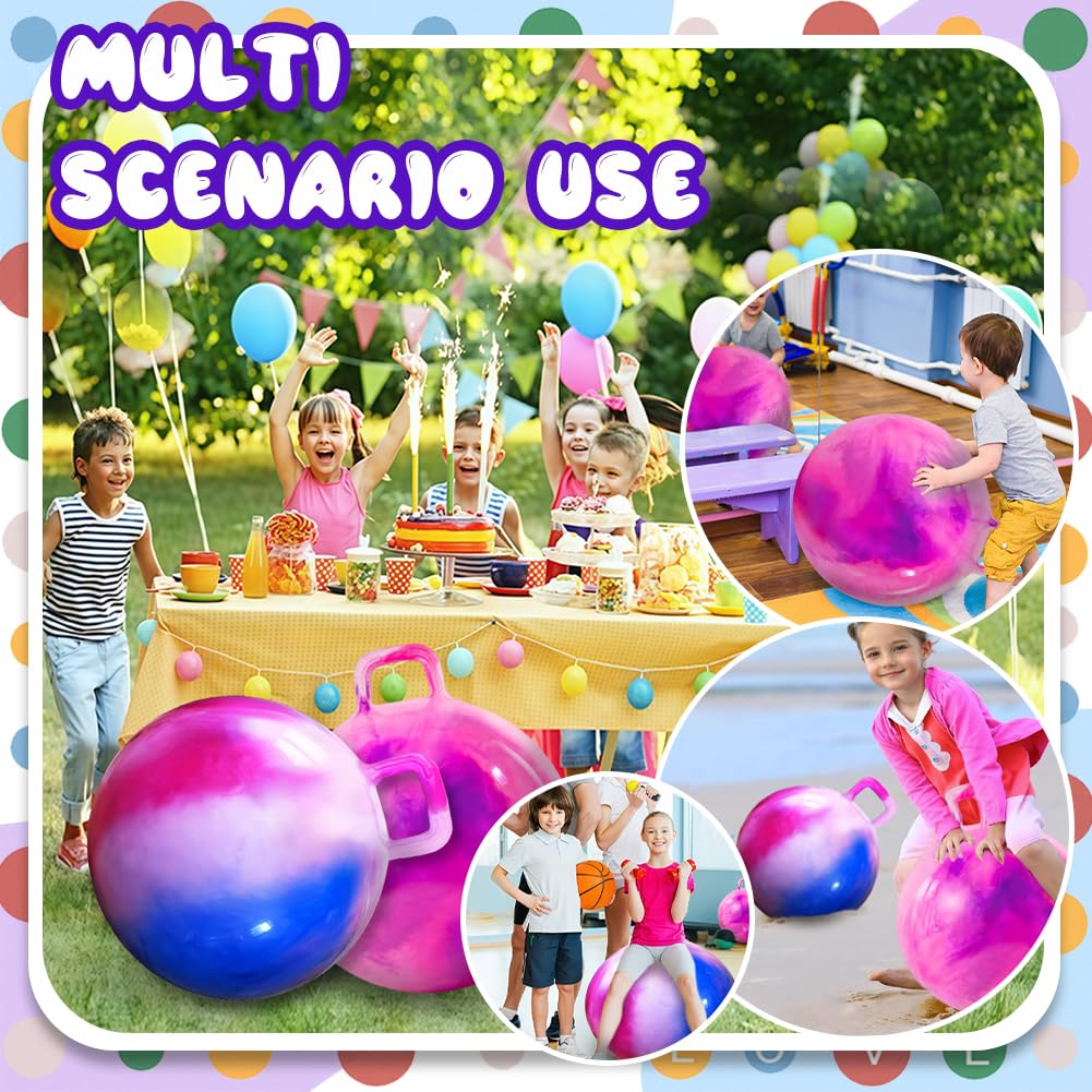 Pallone da Salto, Planet Palla da salto, Spazio Tramoggia con Pompa, per bambini dai 3 agli 8 anni, diametro 45 cm, Rosa Viola