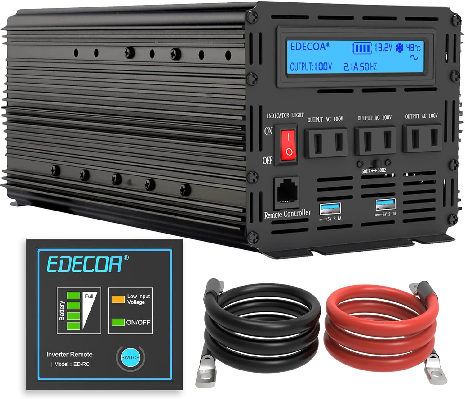 Sale 92 Off Edecoa インバーター 純正弦波 24v 3500w Dc 24vを100v 110v Acへ変換 50hz 60hz Lcdディスプレイ及びリモコン搭載 イ Fucoa Cl Sale 92 Off Edecoa インバーター 純正弦波 24v 3500w Dc 24vを100v 110v Acへ変換 50hz 60hz Lcdディスプレイ及びリモコン搭載 イ Fucoa Cl
