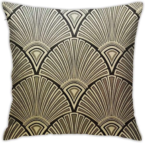 NBFKDO Imágenes de patrón Art Deco Decoraciones diarias Sofá Tiro Funda de cojín Fundas de cojín Funda de almohada con cremallera 4545