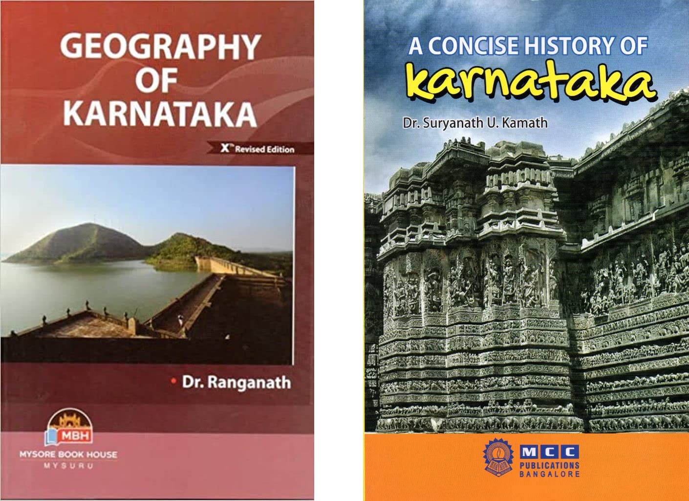 Geography Of Karnataka + A Concise History Of Karnataka | Set of 2