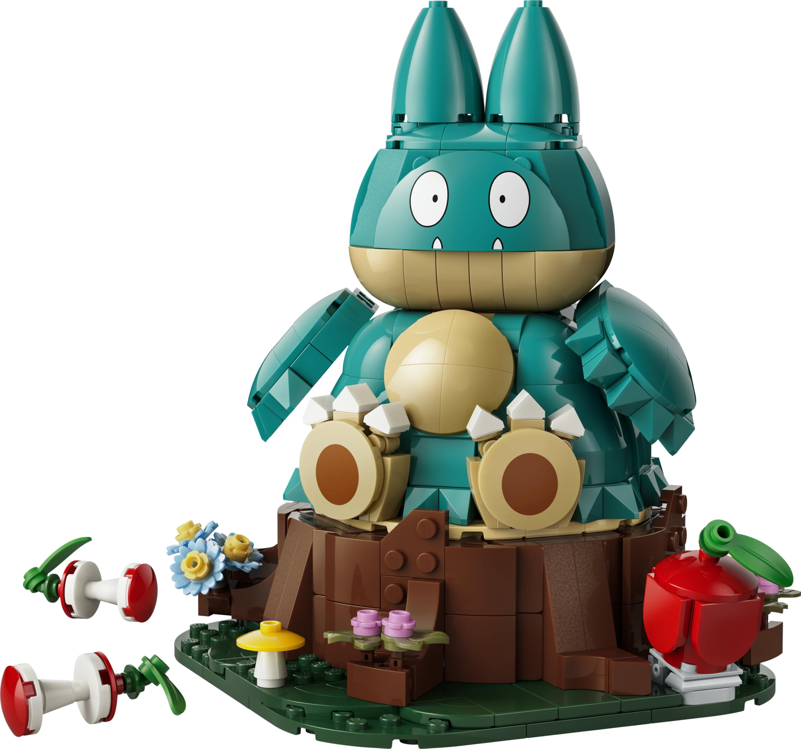 LEGO Pokémon Munchlax - Action Figure da Costruire per Adulti - Kit di Modellismo con Arti e Testa Snodabili - Decorazione Stanza da Gaming Fai da Te - Idea Regalo per Gamer da Collezione - 72150