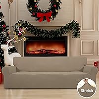 Vista 610 de Easy-Going - Funda elástica para sofá, 1 pieza, protector de muebles, suave, con parte inferior elástica, para niños, tela de jacquard de poliéster