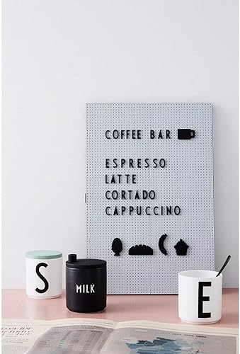 Vista 40 de Design Letters Tablero de letras de fieltro Tablero de mensajes A4 Tablero de letras intercambiable para uso diario Uso como tablero de menú