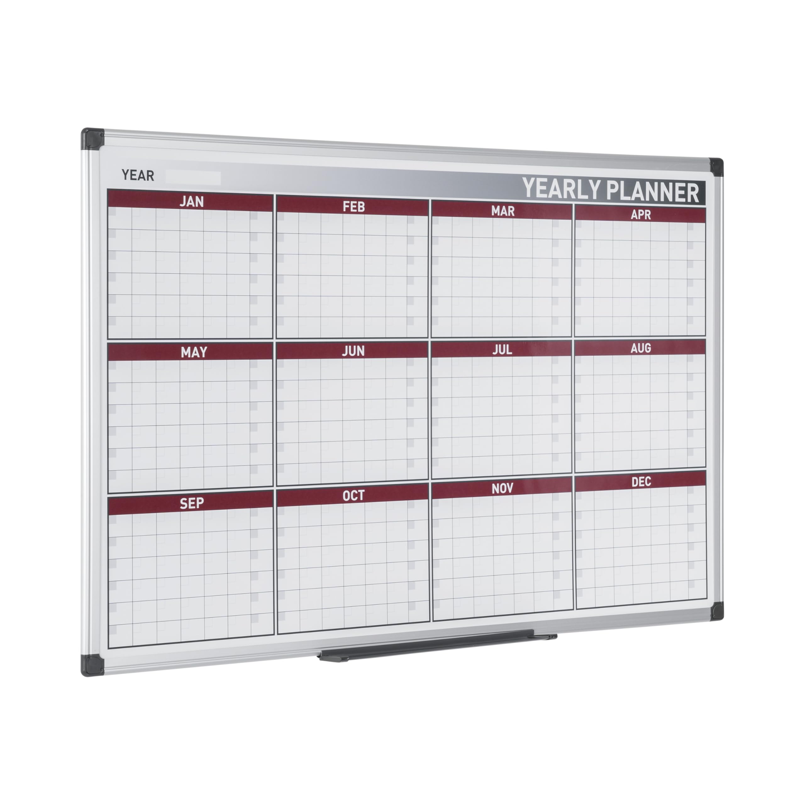 Bi-Office GA0375170 - Planner Annuale da Muro, 900 x 600 cm, Multicolore