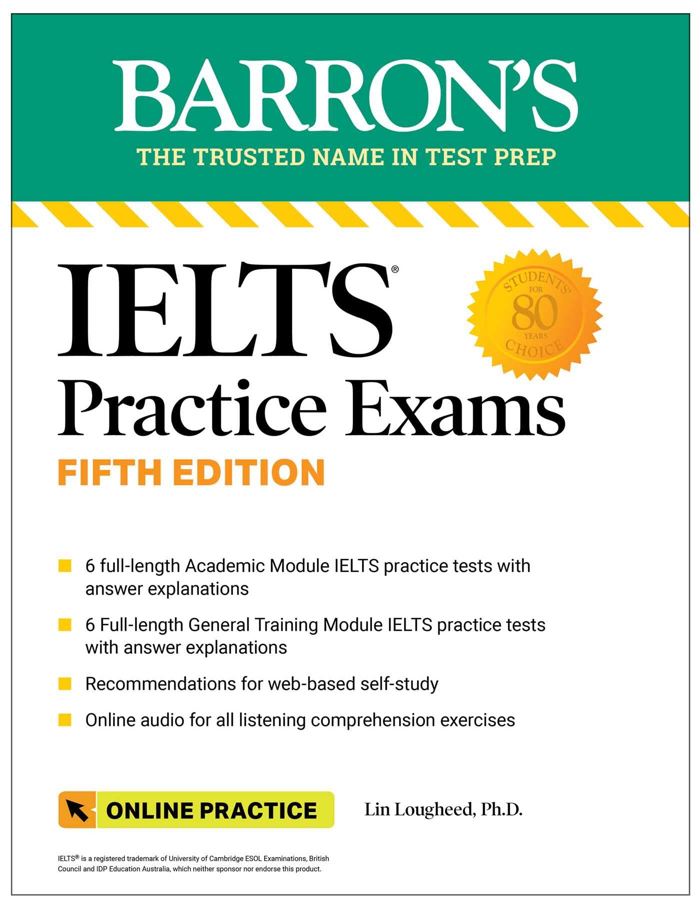 IELTS Practice Exams: 6 Practice Tests + Online Audio Paperback – Import, 3 October 2023