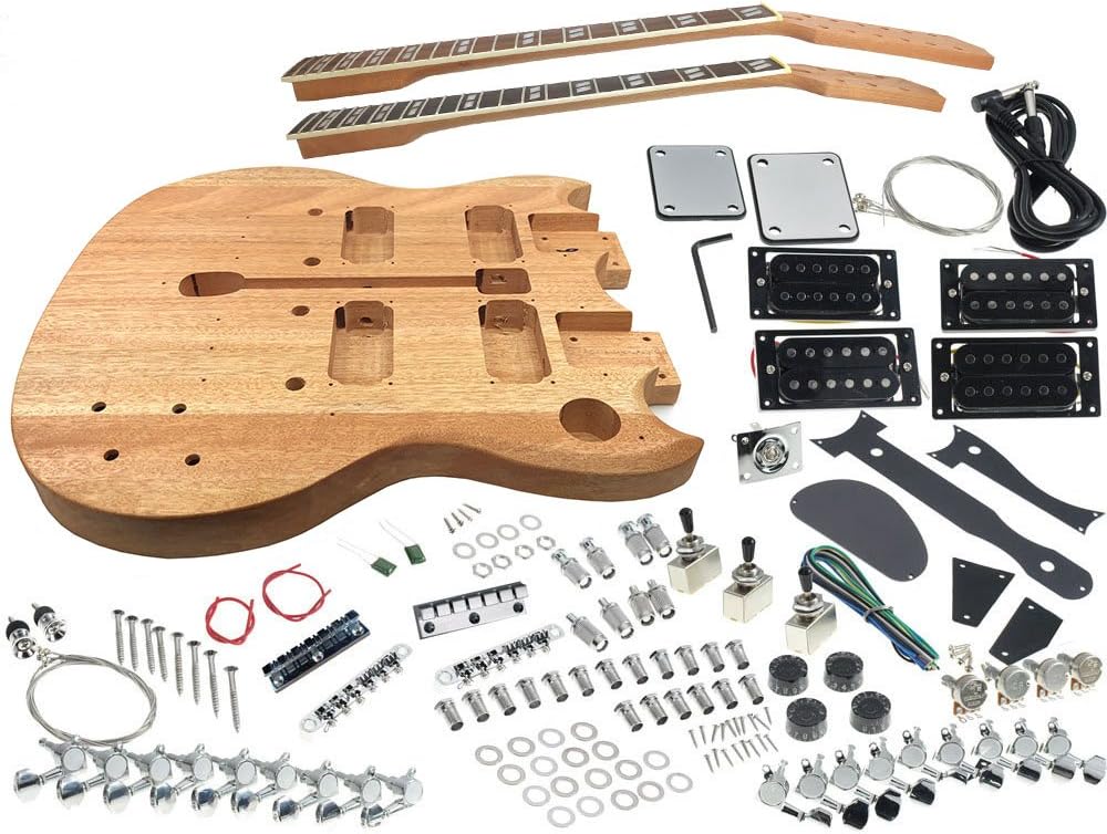 Solo DSGK-10 DIY Double Neck Electric Guitar Kit