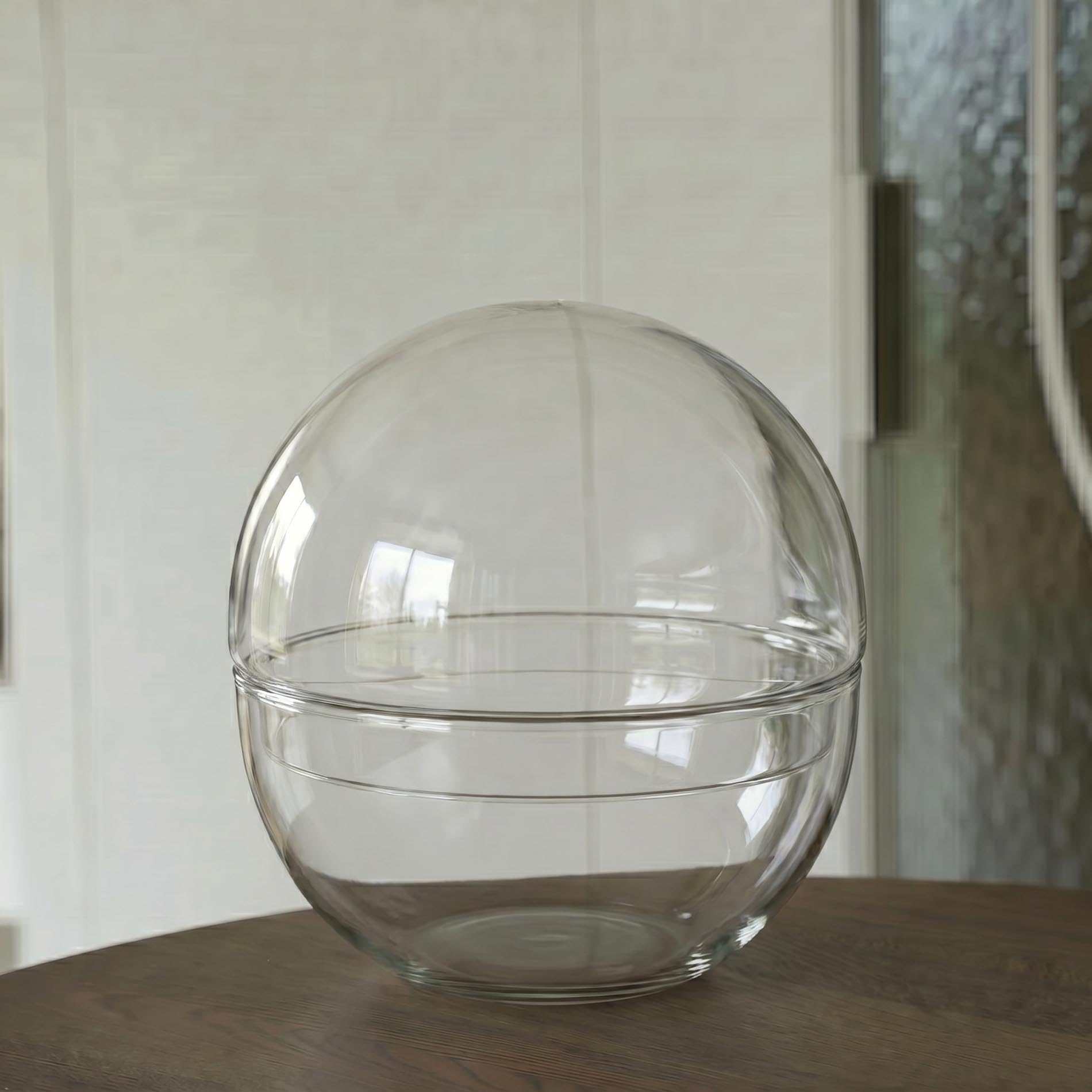 urbanjngl - Terrarium Fles 'Dome' - Zweiteiliges Bolglas - Geschlossenes Terrarium Ø 20 cm, Höhe 20 cm - Ideal für Pflanzen und Dekoration