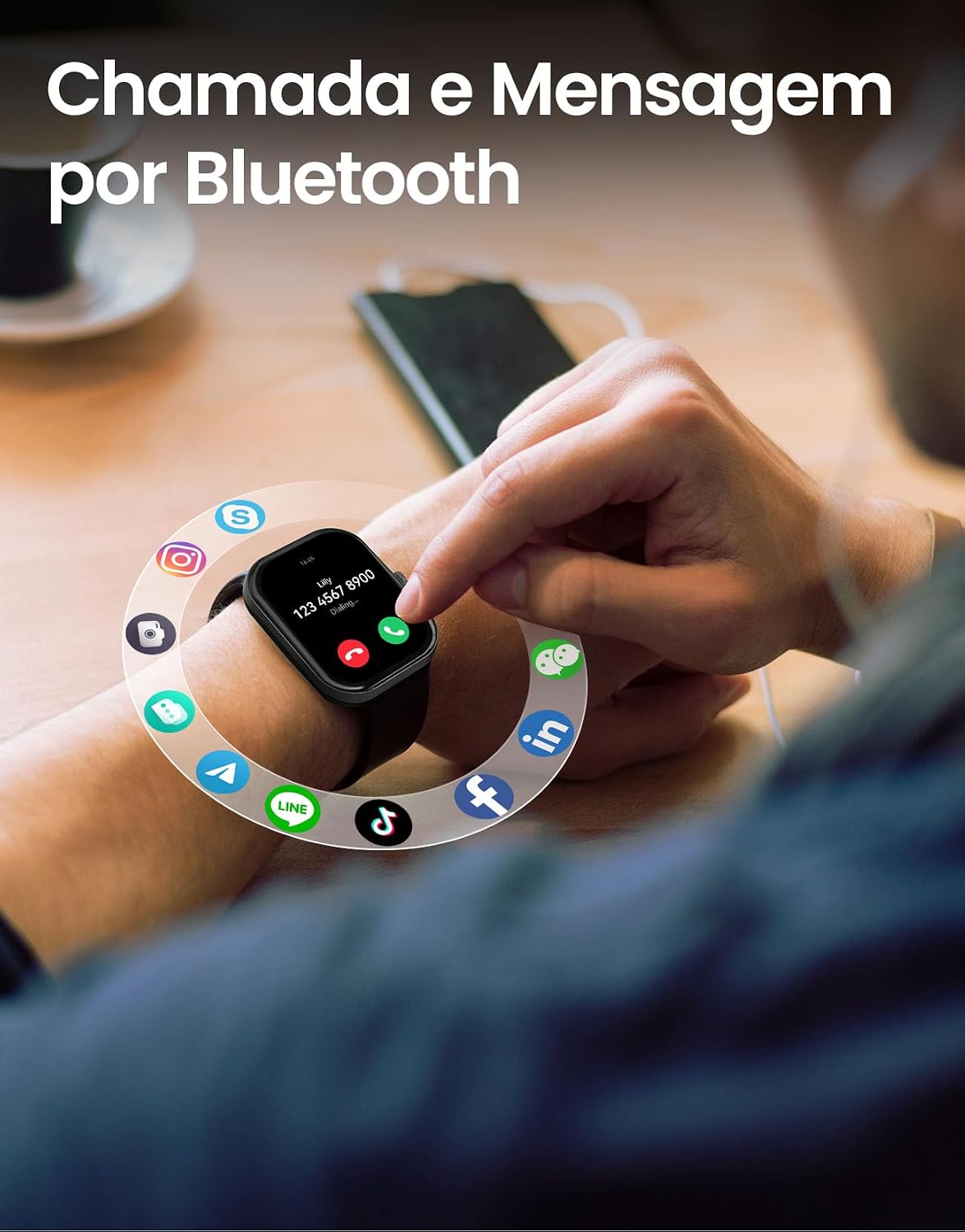 HAYLOU S6 Relógio Inteligente para Homens e Mulheres,Tela HD de 2,01",Bluetooth Telefone Chamada,127 Modos de Treino,IP68 à Prova d‘Água Relogio Smartwatch HAYLOU S6 Relógio Inteligente para Homens e Mulheres,Tela HD de 2,01",Bluetooth Telefone Chamada,127 Modos de Treino,IP68 à Prova d‘Água Relogio Smartwatch