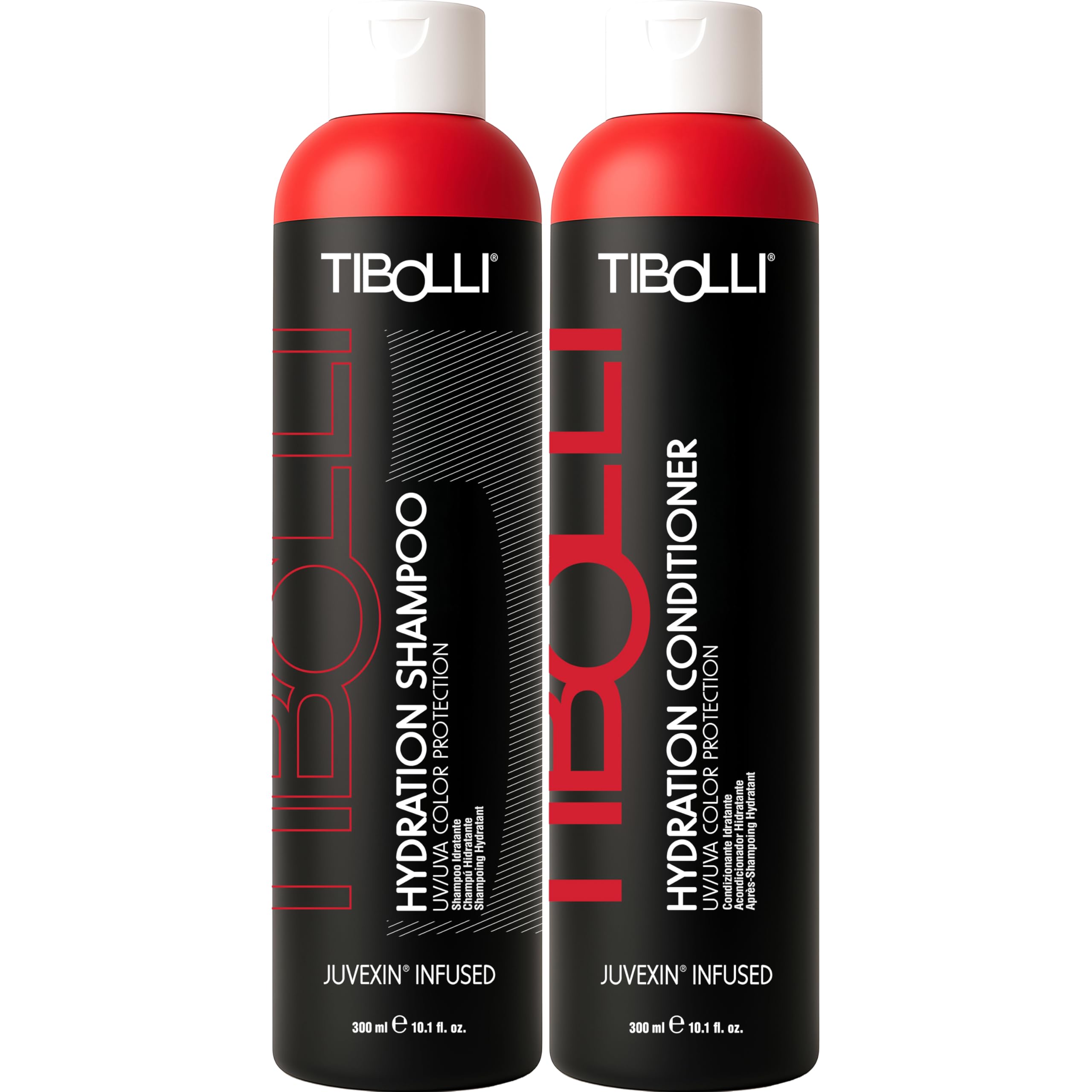 TIBOLLI Hydration Shampoo and Conditioner (10.1 FL Oz / 300ml) ripara i capelli danneggiati Aiuta a idratare, levigare e rinforzare con ingredienti di origine naturale Senza parabeni solfati