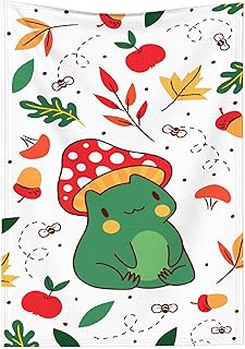 Frog Blanket, Cute Frog Blankets, Gift for Girls Frog Lover, 30