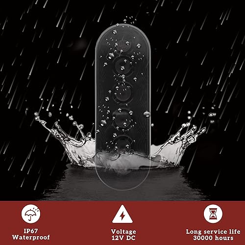 Miniatura 7 de SAUTVS 1 luz trasera LED ahumada para UTV para Can Am Defender, montaje de luz trasera negra para Can-Am DefenderDefender MAX HD5 HD7 HD8 HD9 HD10