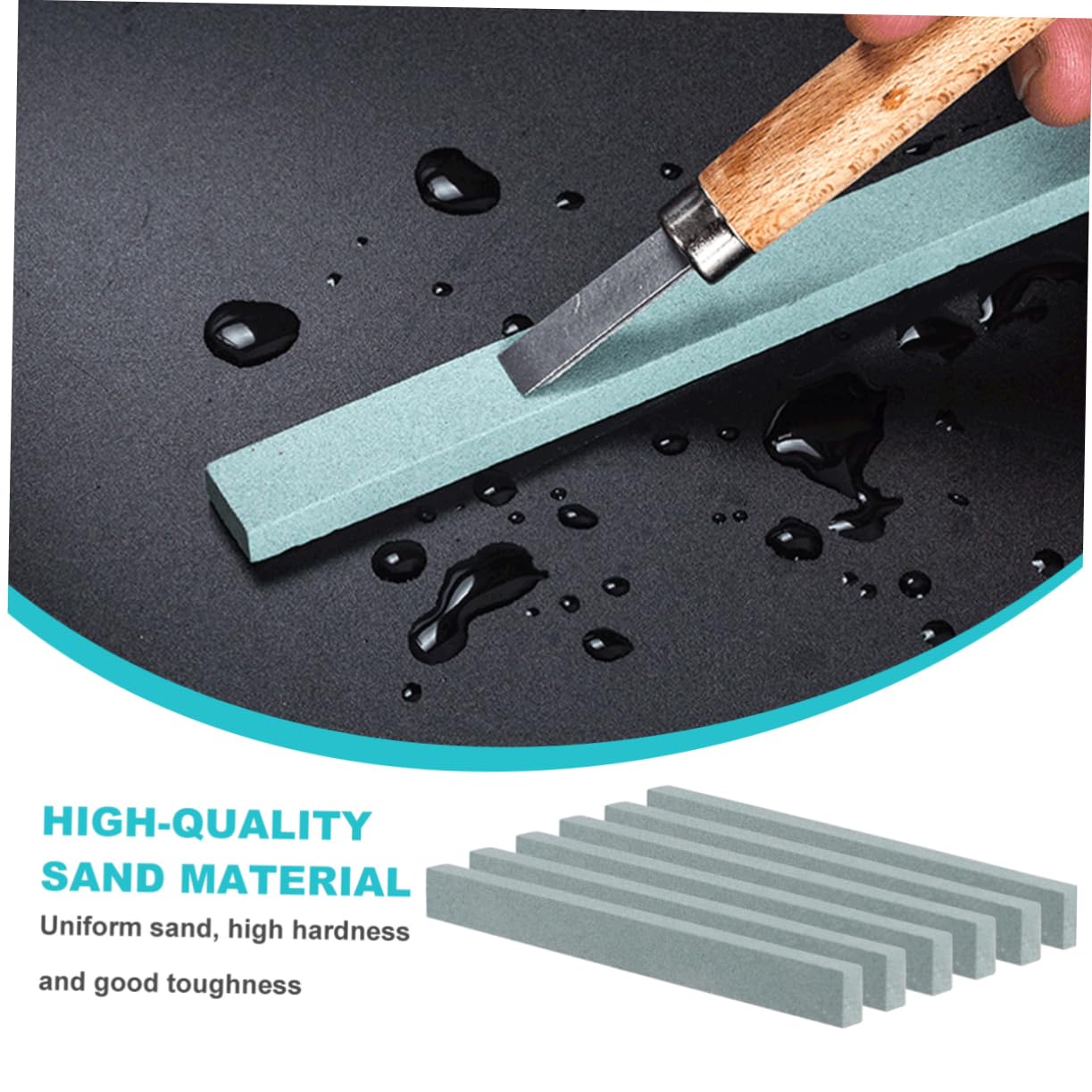 Gadpiparty 5pcs Sanding Strips Polishing Sticks for Crafts Grindstone Strips Safe Material for Wood