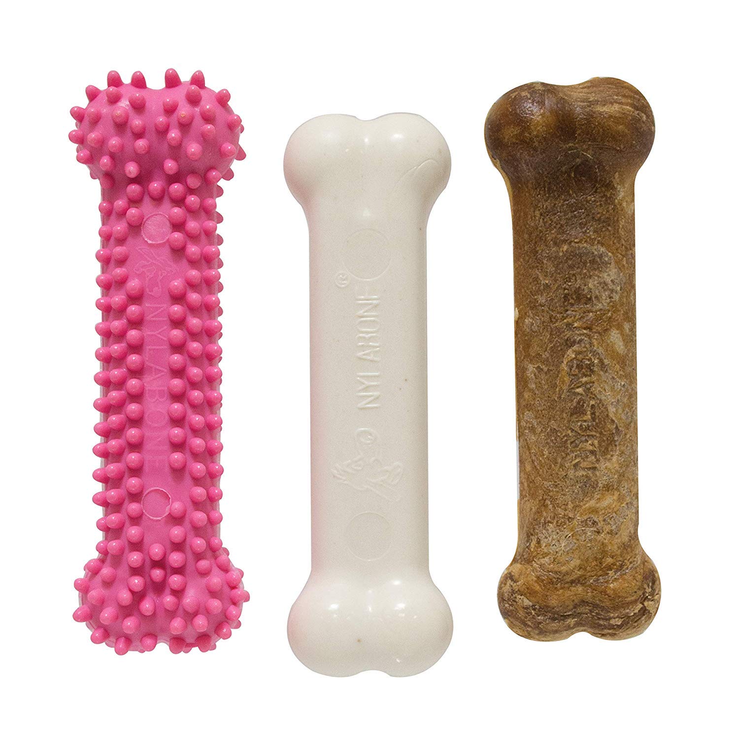 Nylabone Stages Puppy Chew Triple Pack For Small Dogs 25-Pounds - 3 Pack