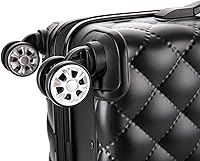 Vista 188 de Rockland - Maleta de viaje Melbourne, rígida y expandible, con ruedas giratorias, Azul