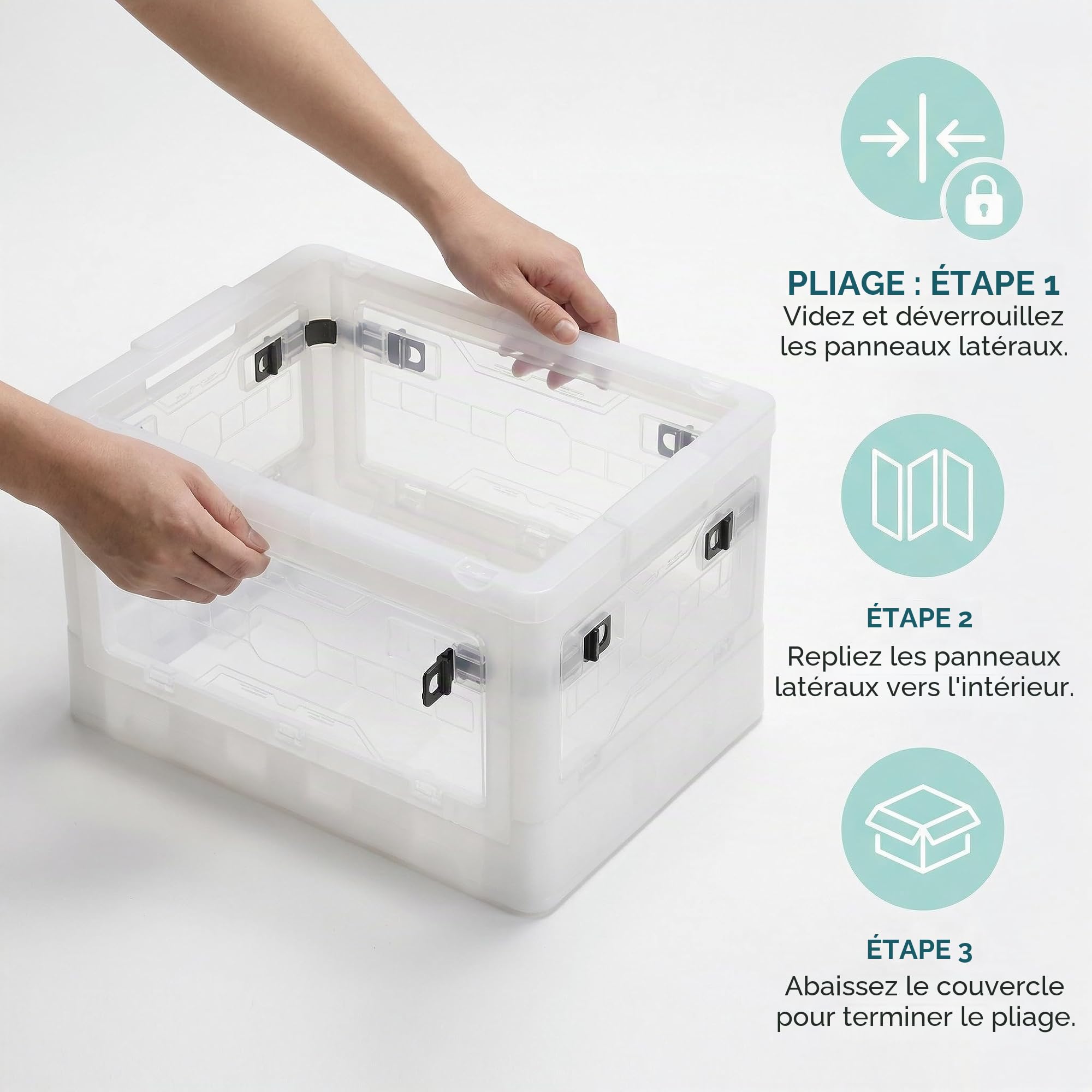 Boîte à Pharmacie, Boite Rangement Medicament 2 Couches Pharmacie Rangement avec Plateau Amovible Organisateur de Premiers Soins pour Ranger les Médicaments, Papeterie (38x26x22cm)
