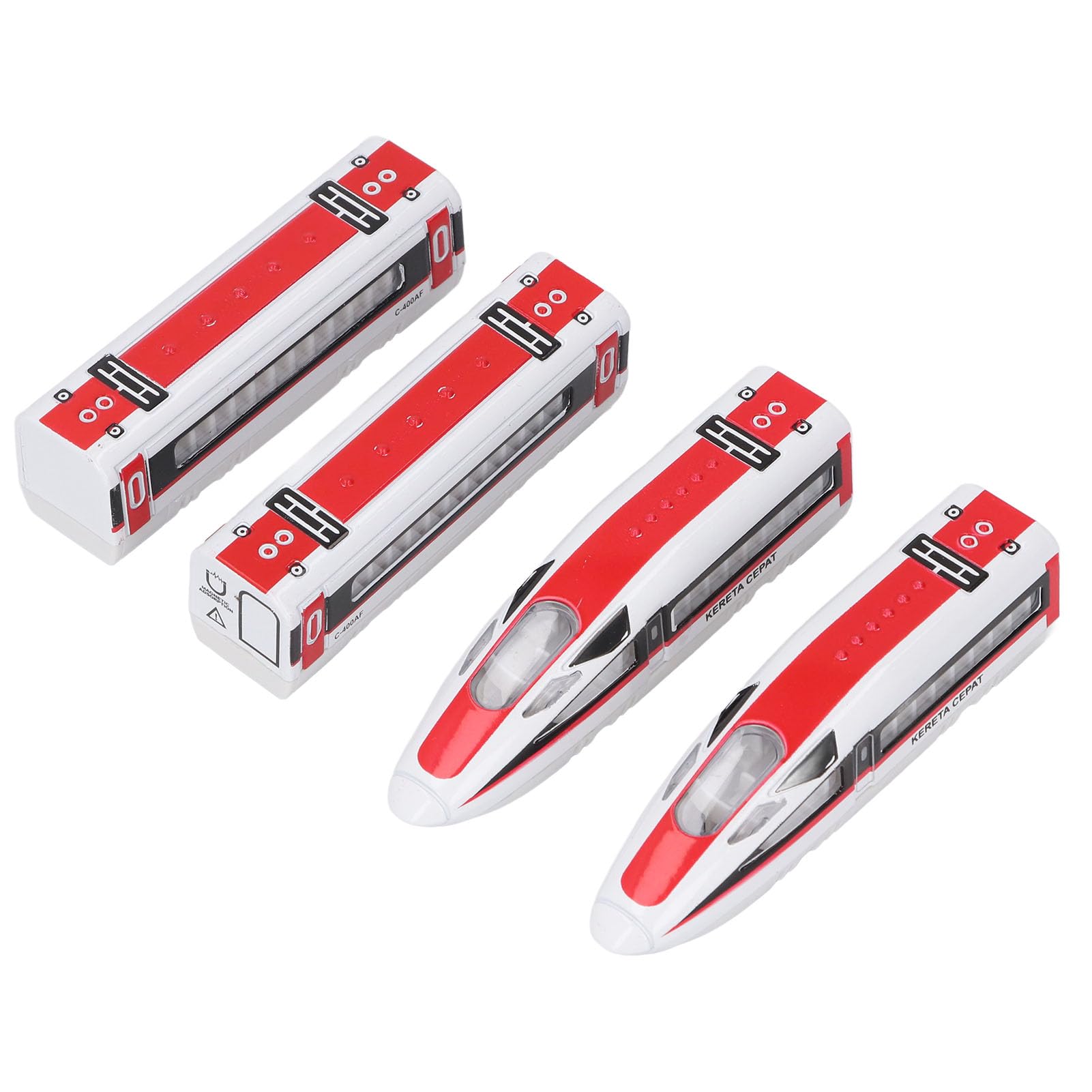 Rengue Zabawka dla Dzieci Szybki Pociąg, dla Dzieci, Zabawna i Bezpieczna Konstrukcja w Wieku od 3 do 6 Lat Zabawka Szybki Pociąg, Aluminiowy Model Toru Nan Zabawki