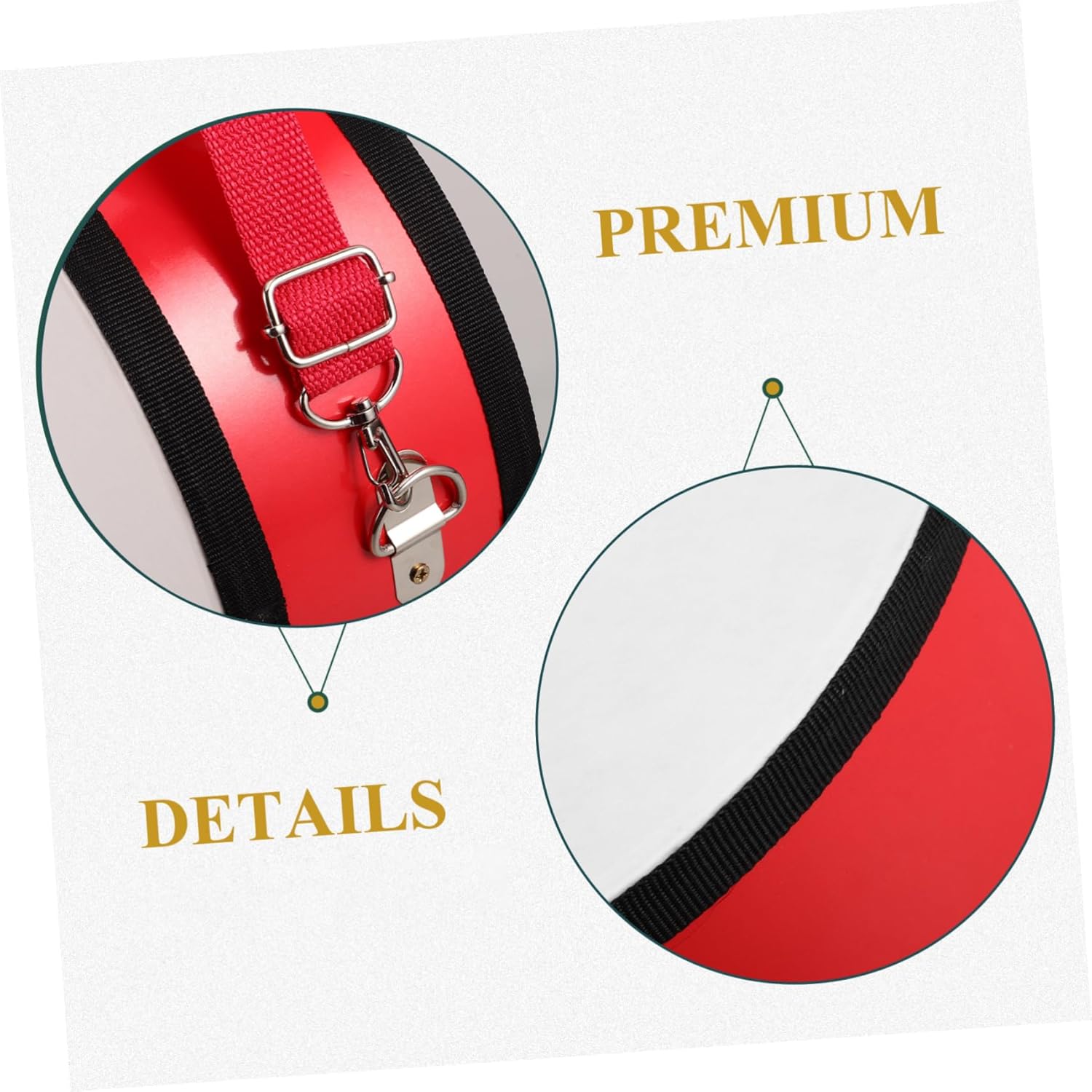 1 Set Red Marching Snare Drum for Lightweight Handheld Drum with Convenient Strap for Outdoor Performances Enhances Team Spirit and Music Enjoyment