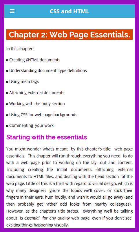 CSS And HTML Web DesignPart I - App on Amazon Appstore