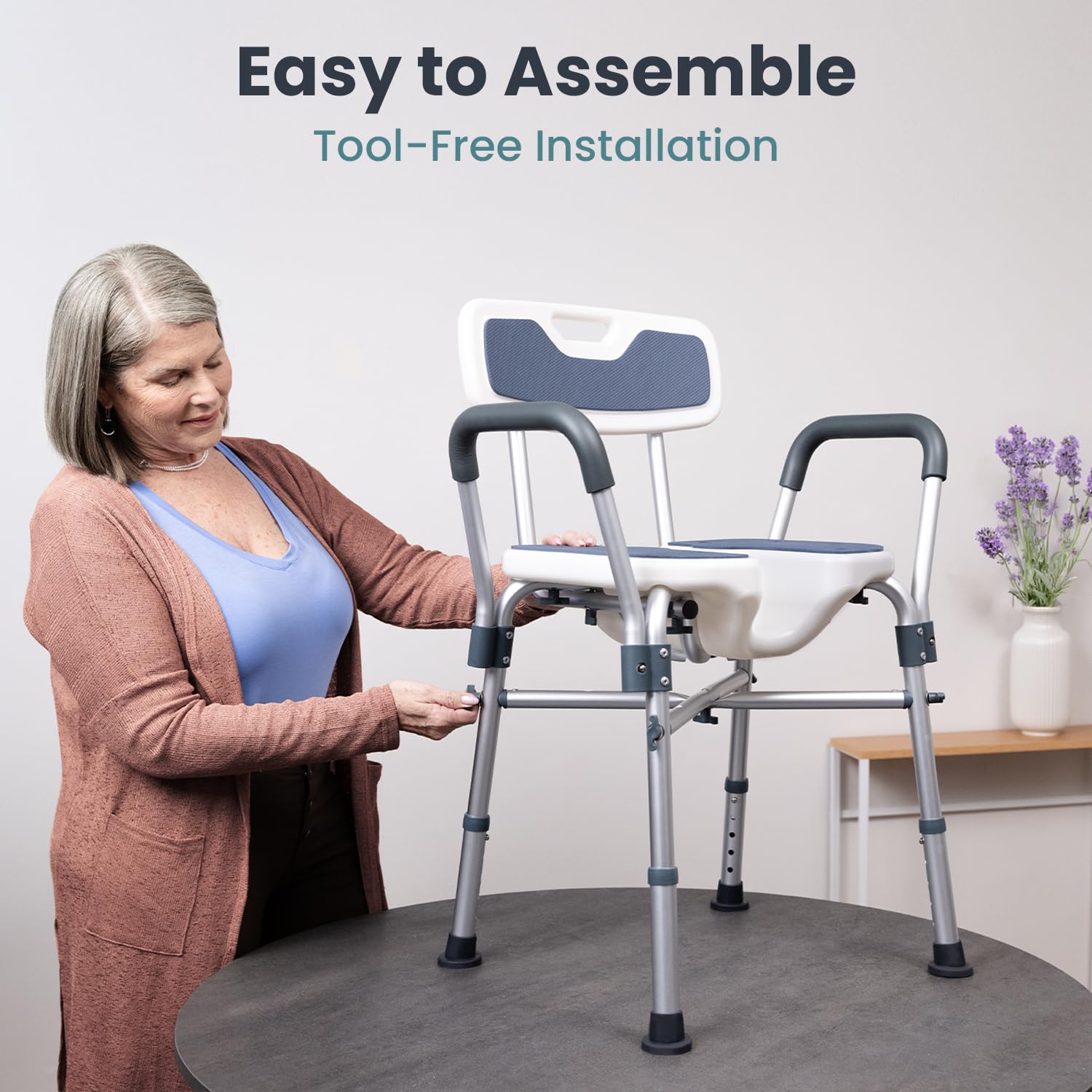 PELEGON Silla de Ducha - Asiento de Seguridad para baño - SCH2
