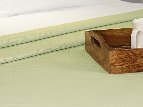 Miniatura 5 de Cotton Craft - Cobija térmica de sarga de punto espiga (100% algodón súper suave de alta calidad)