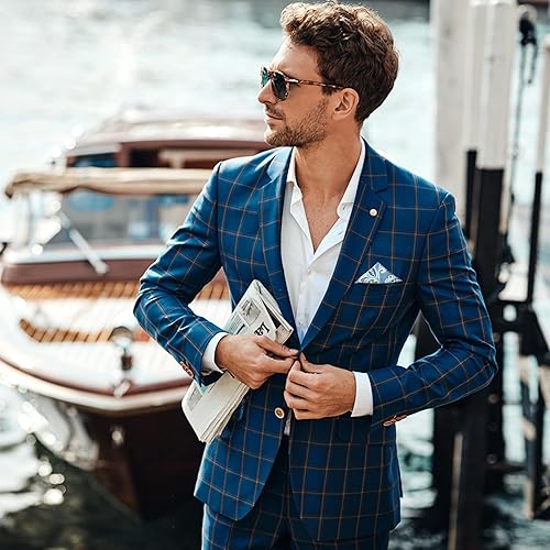 Miniatura 3 de LADIZIO Soporte cuadrado de bolsillo, cuadrados de bolsillo para hombre, accesorios para bufanda cuadrada para hombre, trajes, paquete de 12358