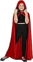 Vista 1 de Capa de terciopelo rojo para niños Capas de disfraz
