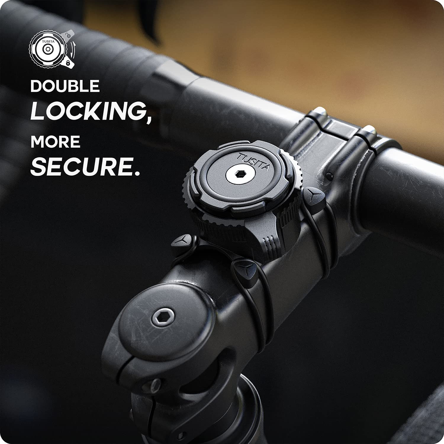 TUSITA Twist Lock Manillar Stem Soporte - Ciclismo
