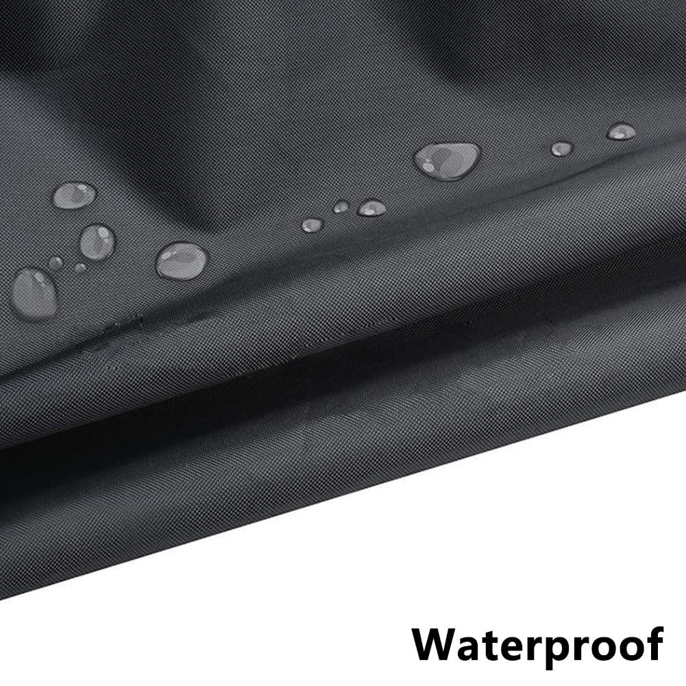 Toit de Rechange pour Balancelle de Jardin avec Revêtement Argenté 600D, Canopée pour Balançoire de Patio Imperméable Anti-UV pour 2 3 Places(Coffee,190x132x15cm/75x52x6in)