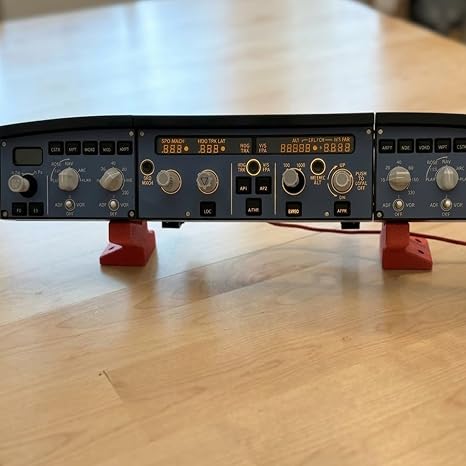 Desk Mount Stand Compatible with WinWing for Flight Simulator Setups, Raised Control Panel Holder for Home Cockpit and Gaming Desk Use