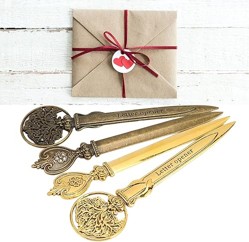 Miniatura 2 de 4 abridores de cartas, retro, ligero, compacto, ergonómico, aleación de zinc, abridor de sobres