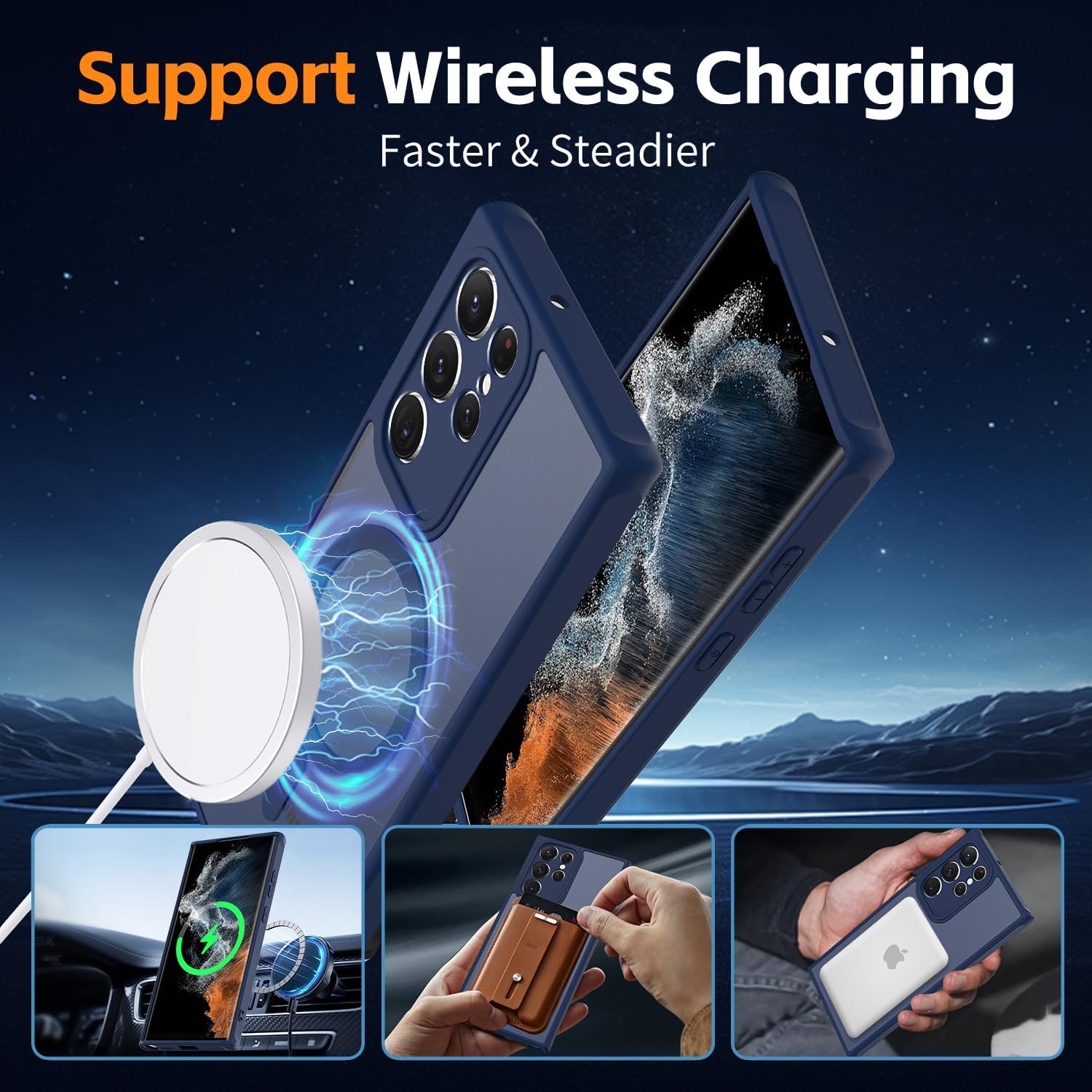 for Samsung Galaxy S22 Ultra Case,Fit for Magsafe, Slim Shockproof image 3