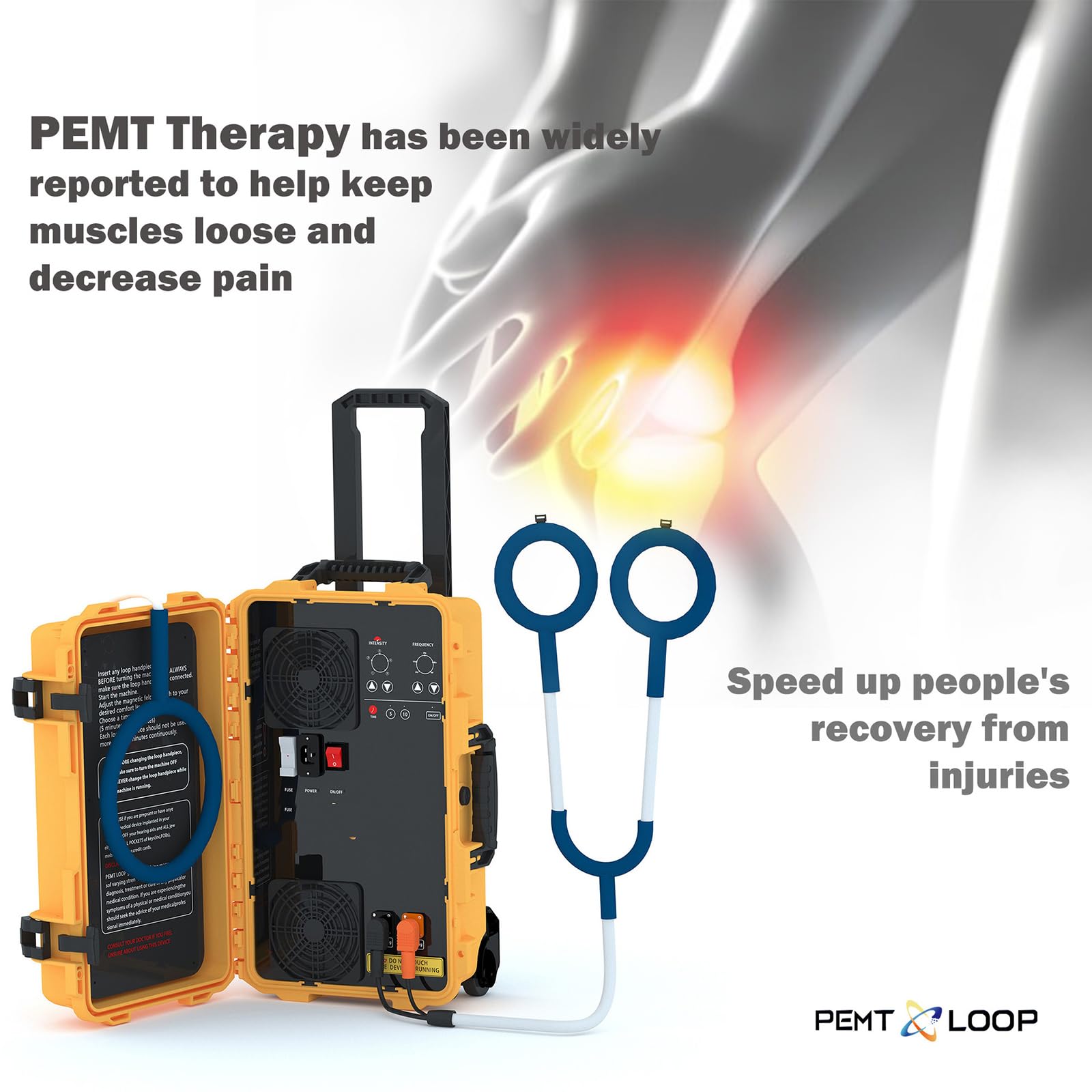 Dispositivo di terapia magnetica con energia e frequenza regolabili per la riparazione profonda della pelle