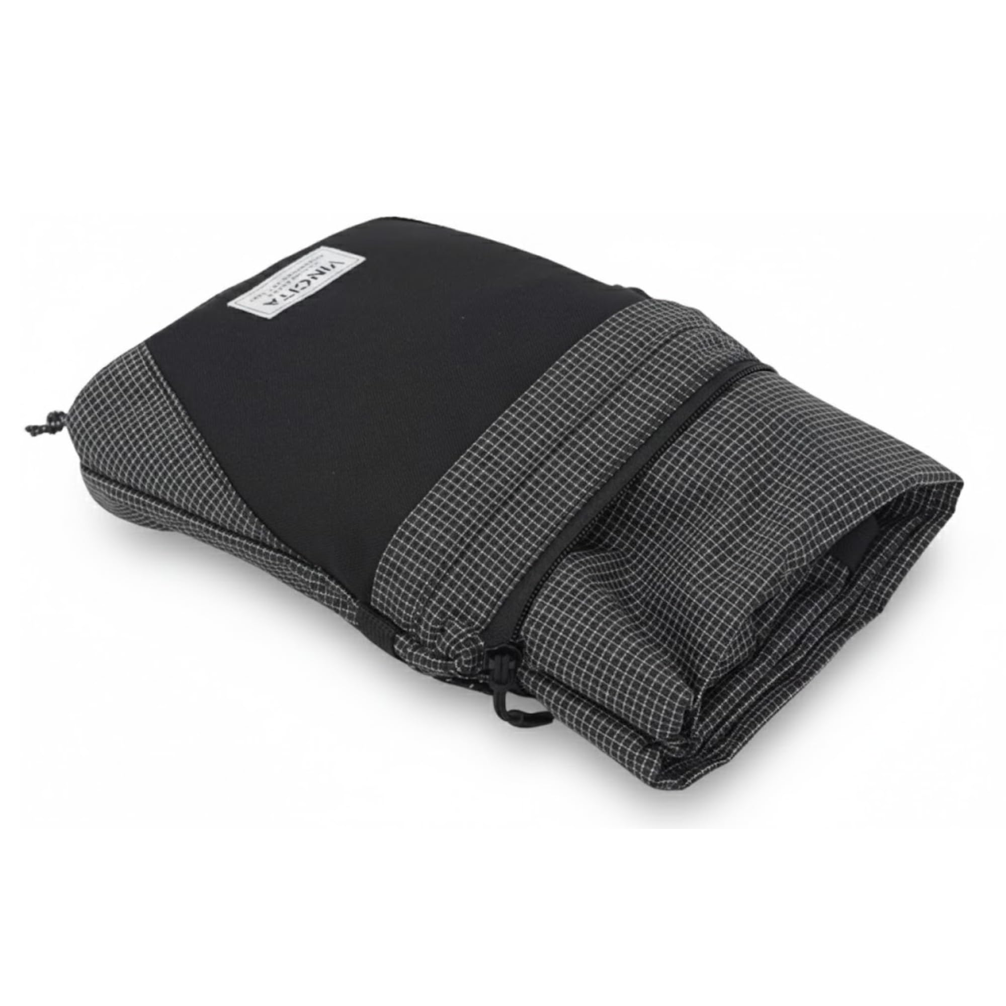 Vincita Ripstop Black Invisibility Bagcover For Brompton Folding Bicycle - Lightweight With Integrated Pouch - Ideal For Train And Bus Travel (Ripstop Black)