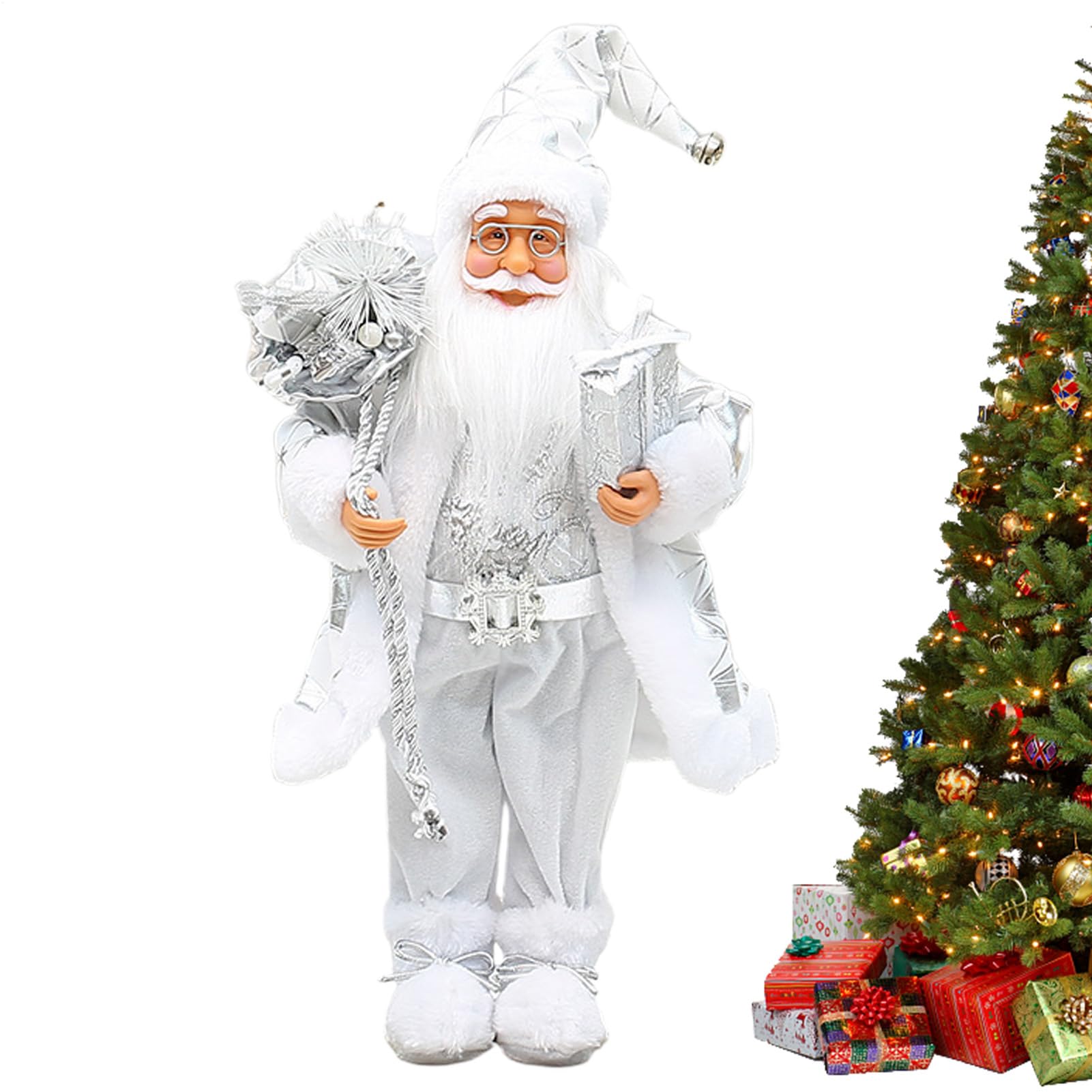 Santa Figur 45 Zentimeter Stehende Weihnachtsmann Figur