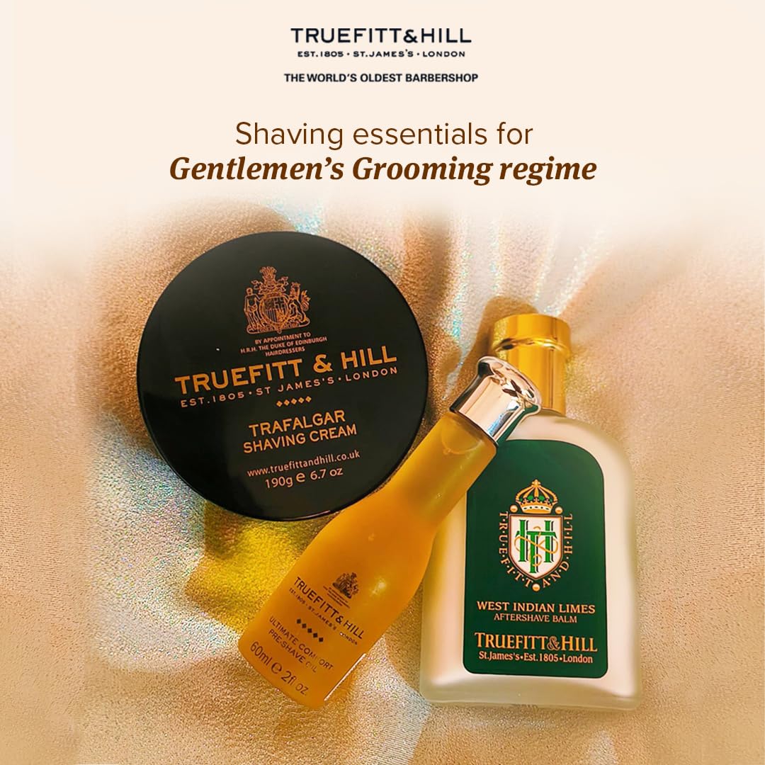 Truefitt & Hill Trafalgar Aftershave Balm 100ML | Light Spicy Essence | Suitable For All Skin Type - Image 3 thumbnail