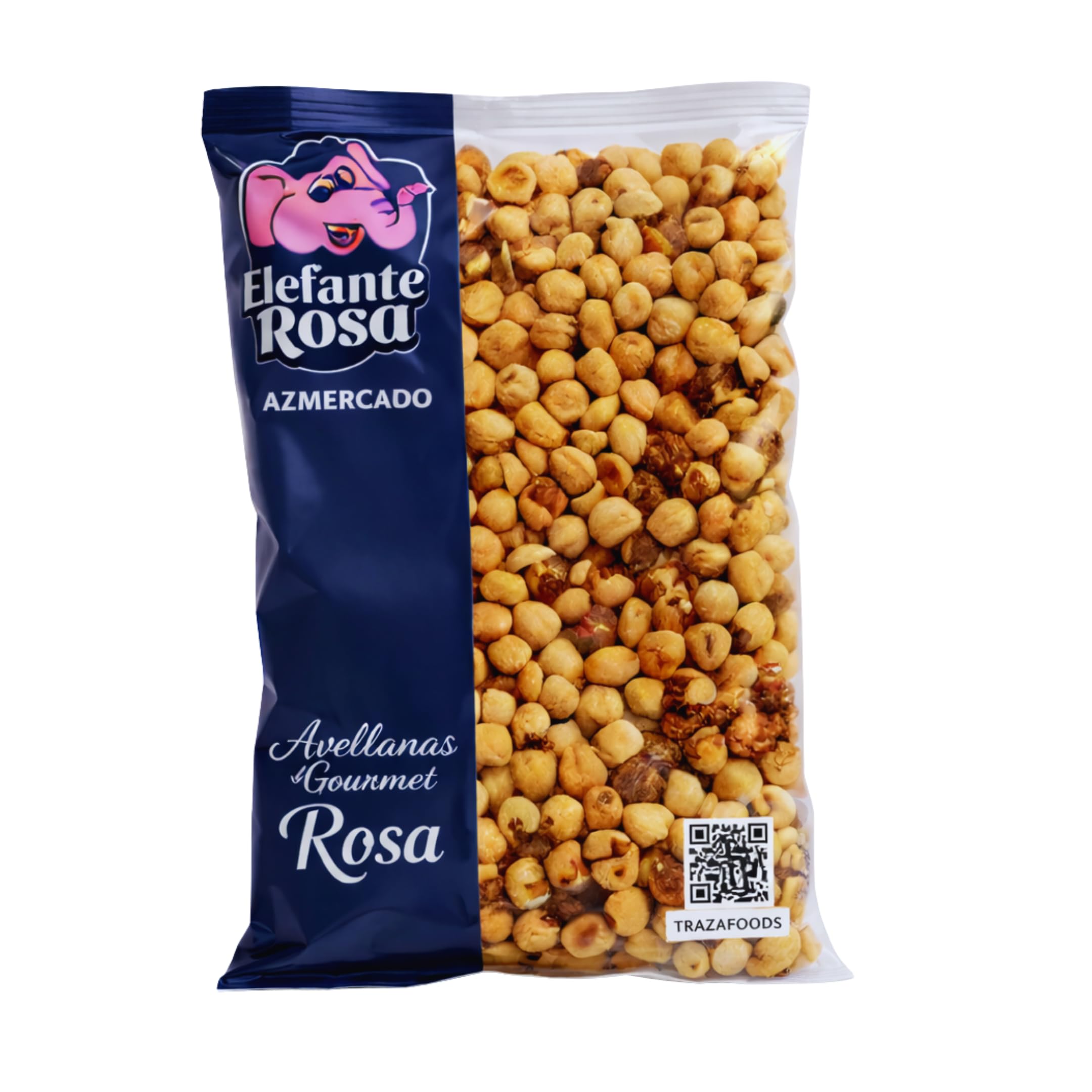 Elefante Rosa® Avellanas Tostadas Naturales 1kg | Cultivadas en Andalucía | Crujientes Sin Sal Sin Aditivos | Para Repostería, Cremas Caseras y Snack Natural | Keto Veganas