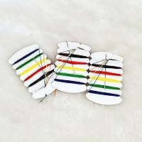 Vista 9 de Kit de reparación de hilo de 20 sistemas con pasador de botón de hilos de aguja para servicios de hotel Necesidades con seis