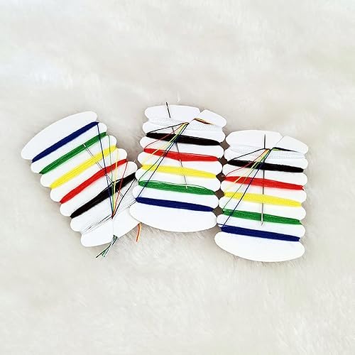 Miniatura 9 de ljhnba Kit de reparación de hilo de 20 sistemas con pasador de botón de hilos de aguja para servicios de hotel Necesidades con seis