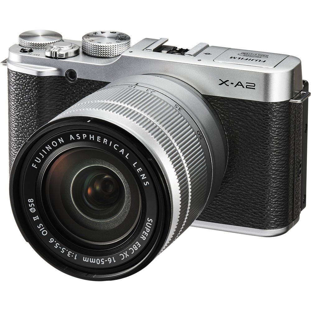 Amazon.com : Fujifilm X-A2/XC16-50mmF3.5-5.6 II Silver Mirrorless 