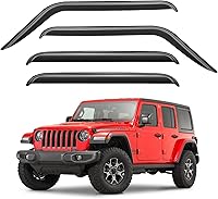 Vista 28 de Visores para ventanas y protectores contra la lluvia para Ford Fusion 2013, 2014, 2015, 2016, 2017, 2018, 2019, 2020, Deflectores de viento