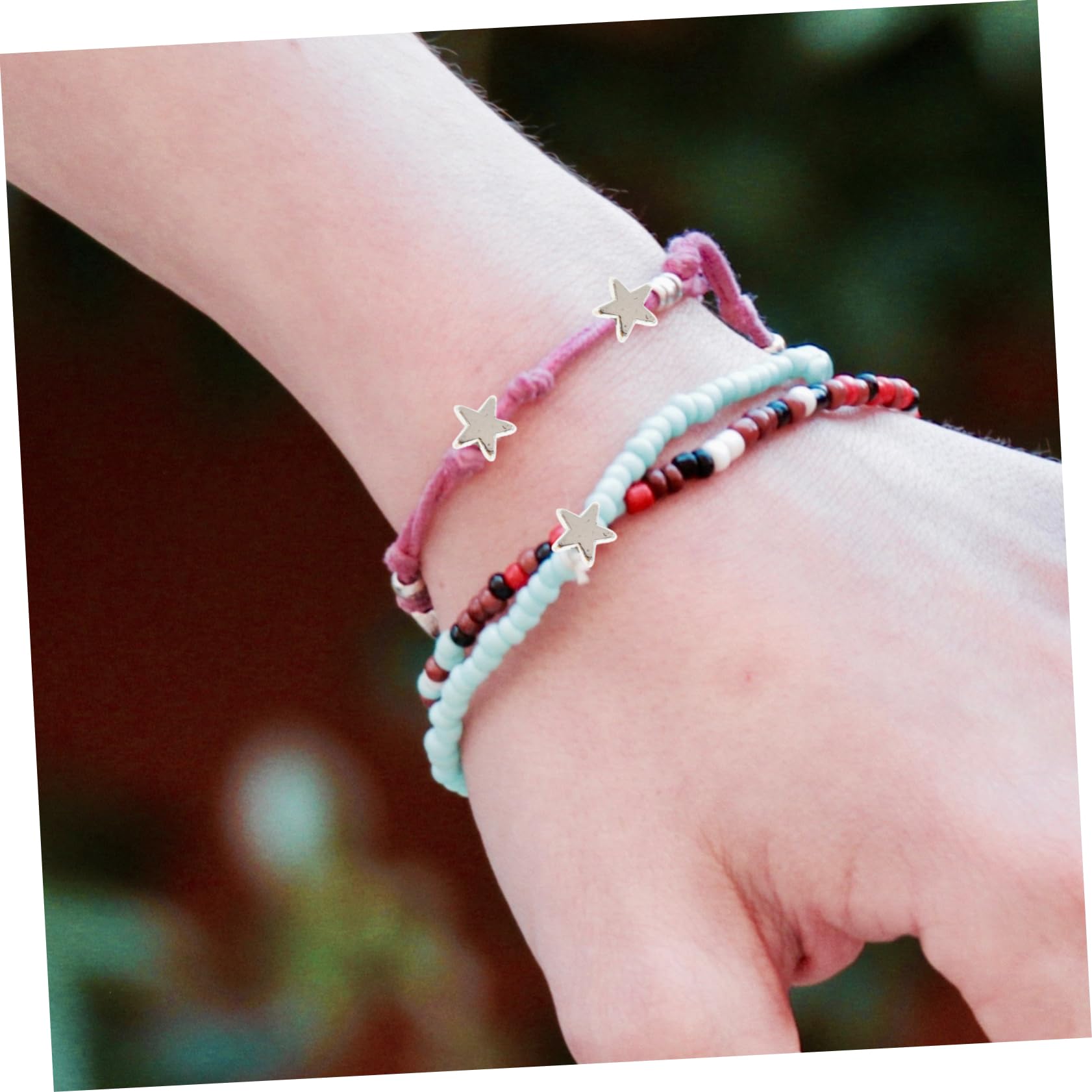 Lurrose 4 Juegos De Cuentas Multifuncionales Para Joyería Cuentas Con Números Alfileres Para Pulseras Manualidades Cuentas Sueltas Decoración 6 Paquetes X 4