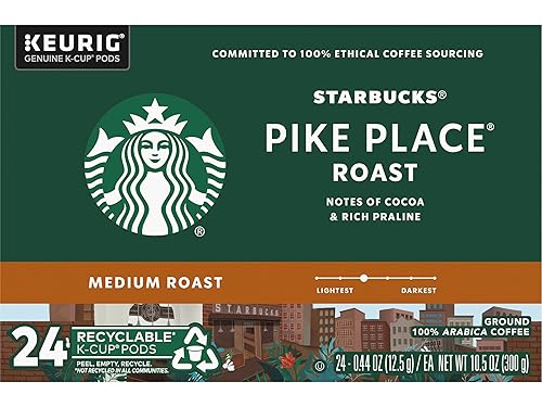 Miniatura 8 de Starbucks Coffee  Pike Place Roast  Mediano 3 cajas de 16 K-Cups para Keurig Brewers 48 total Count