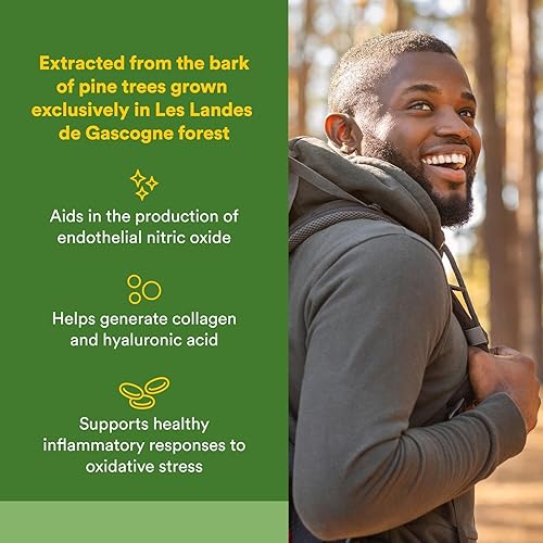 Miniatura 2 de Natural Factors, Pycnogenol 100 mg, soporte antioxidante para un envejecimiento saludable, 30 cápsulas