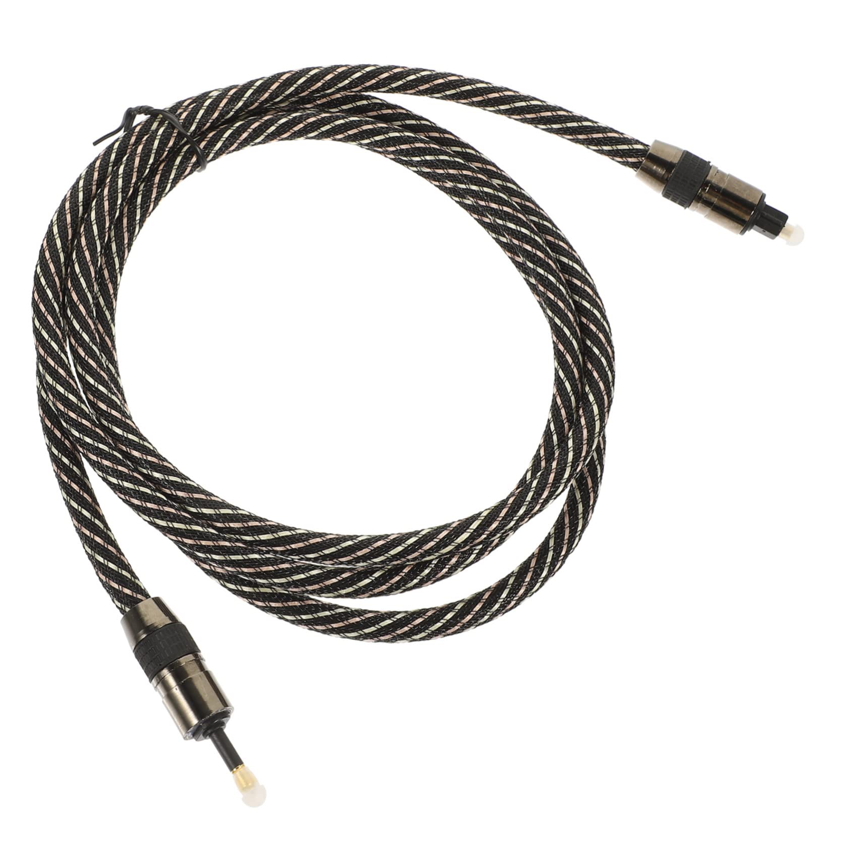 HOMSFOU 3pezzi Cavo Ottico Audio Fibra Connettore Maschio Maschio Compatibile Con Amplificatori e Home Theater Trasmissione Digitale Affidabile Design Flessibile e Resistente