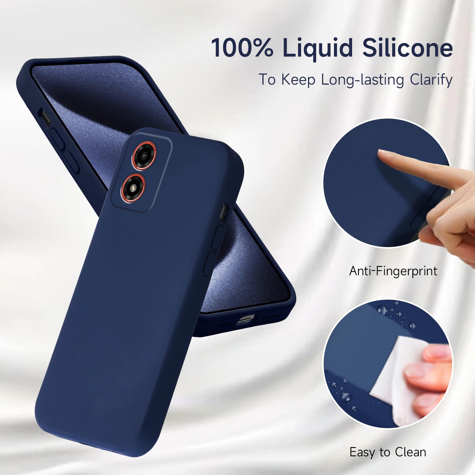 Custodia Personalizzata Per TCL 406 Con Foto O Scritta - Cover Portafoglio In PU Pelle, Flip Case Bumper - 2