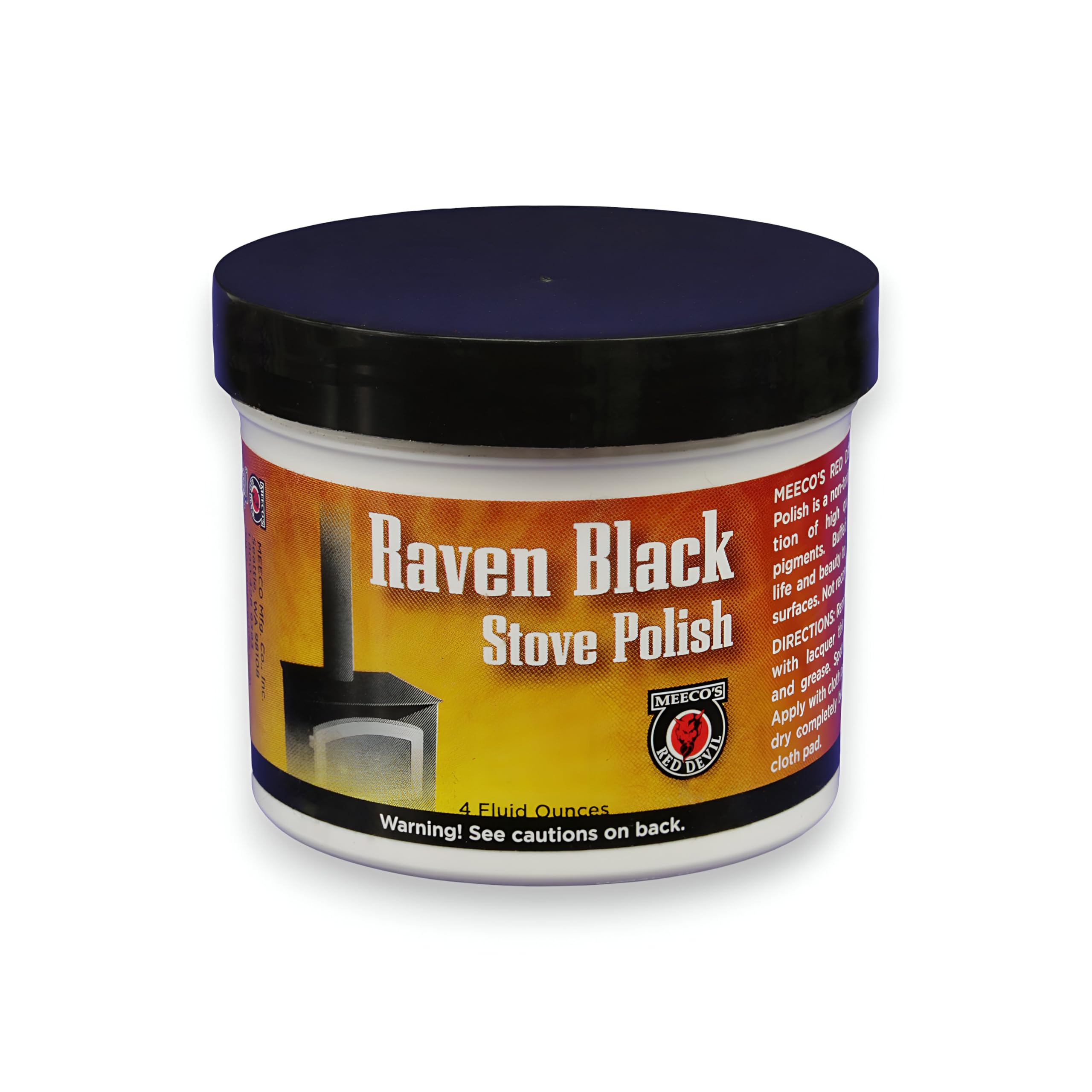 MEECO'S RED DEVIL 402 Stove Paste, Black