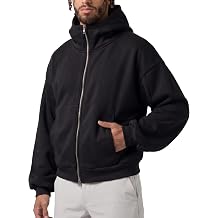 Men's Workout Zip Up Hoodie Sweatshirt