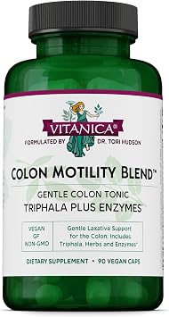 Vitanica Colon Motility Blend, Colon Support, Vegan, 90 Capsules