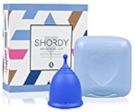 SHORDY Menstrual Cup, Single Pack (Large) with Box, Soft & Flexible, Copa Menstrual Kit for Women | Up to 12 Hours of Comfort, Eco-Friendly & Safer Alternative to Pads & Tampons (Blue)